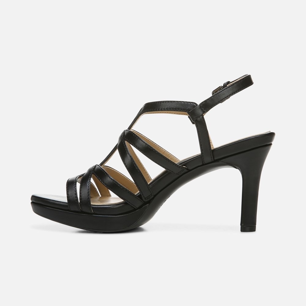 Naturalizer Baylor Dress Sandals Black Size 10 - Picture 2 of 6